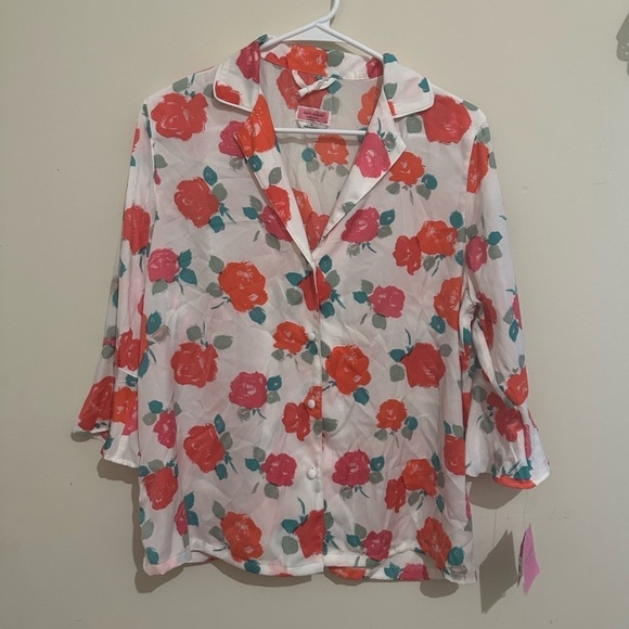 kate spade Other - Kate Spade New York Floral Pajama Top Size Medium